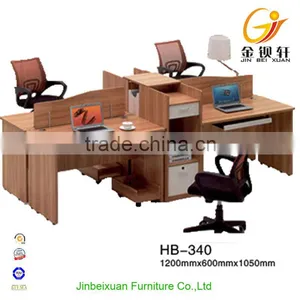 Office Furniture Small Wooden Office Working Desk Computer Partition thumbnail-1