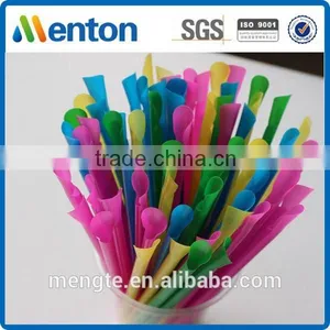 Yiwu Mengte Long Colorful Glow Spoon Straw thumbnail-1