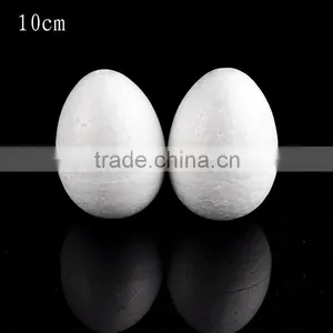 100mm Large Styrofoam Easter DIY Egg Polyfoam White Eggs thumbnail-1