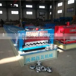 Trade Assurance 780 Corrugated Roof Sheet Roll Forming Machinery thumbnail-1