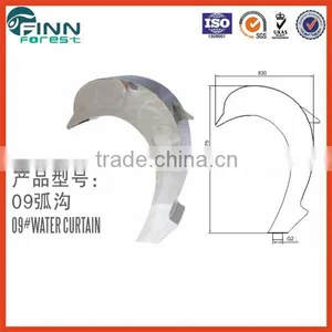 SS304 Material Dolphin Shape Arc Hook for Pool Shower thumbnail-1