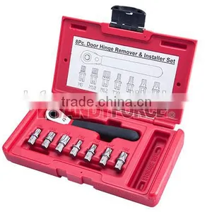 8 PCS Door Hinge Remover & Installer Set, Body Service Tools of Auto Repair Tools thumbnail-1