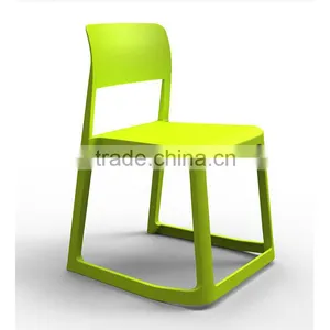 Outdoor Anti-UV Plastic Chairs Stackable Patio Garden Home Picnic Party Chairs for Sale thumbnail-1
