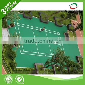 Silicon PU Synthetic Badminton Court Flooring Material thumbnail-4