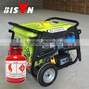 BISON(CHINA) Copper Wire Three Phase 3kw Gas Generator thumbnail-1