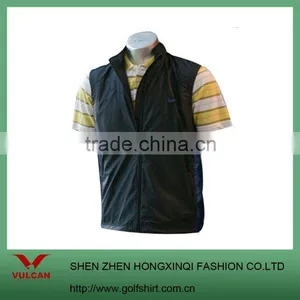 Plain Black Nylon Waterproof Mens Sports Vest thumbnail-1