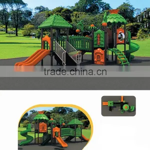 China Park Equipment Outdoor Playground With Plastic Slide thumbnail-5