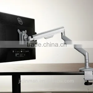 Diy Swing Arm Lcd Monitor Stand Swivel Bracket Aluminum Mounting Bracket Vesa Mount Clamp Spring Loading Arm thumbnail-1