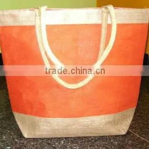 REUSABLE UPMARKET JUTE SHOPPER BAGS thumbnail-1