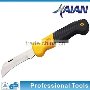 Stainless Steel Electrician's Knife With Wooden Handle or Plastic Handle thumbnail-5