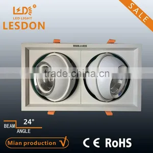 Bridgelux COB 2x18W Led Rectangular Down Light,165*335mm Cut Out thumbnail-1