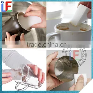 Eco-friendly Melamine Cleaning Sponge Cup Scrubber thumbnail-3