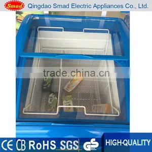 158l Glass Door Ice Cream Display Chest Freezer Showcase thumbnail-4