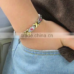 Positive Energy 5 in 1 Bracelets With Negative Ion Accelerate Blood Circulation thumbnail-4