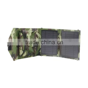 ShenZhen Factory Portable 7W Solar Charger, Full-certified Solar Foldable Charger For Mobile thumbnail-1