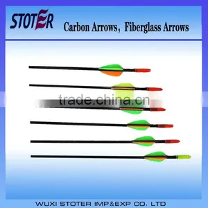Fiberglass Arrow/customized Carbon Arrow /hunting Cross Bow thumbnail-1