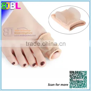 2016 New Coming Footcare Products! Valgus Pro Medicus for Big Toe, Silicone Gel Toe Separator, Moisturizing Gel Socks for Toes. thumbnail-1