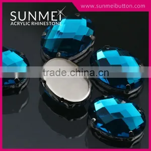 High Quality Oval Crystal Stones for Clothing Decoration thumbnail-5