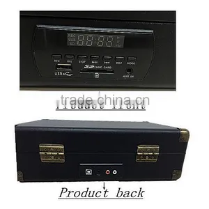 Rain Lane Colourful Mini Portable LP OEM Function Vinyl Turntable Retro Record Player thumbnail-3