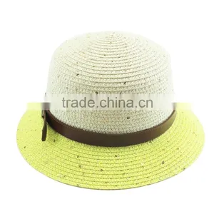 New Arrival Pure Color Hat Fashion Beach Straw Hats thumbnail-2