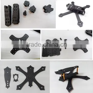 Quality 100% Carbon Fibre Sheet Cnc Parts Engineered for UAV Aircraft Structural Applications thumbnail-3