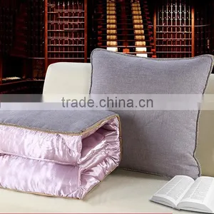 High Quality Customized Logo Micro Suede Ser Cover Pillow thumbnail-1