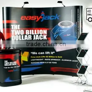 3*3 3*4 Expo Folding Spring Connected Backdrop Stands, Trade Show Pop up Wall thumbnail-2