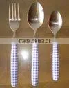 Stainless Steel Cutlery With Plastic Handle thumbnail-1