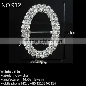 Hot ! Small Rhinestone Ribbon Button For Wedding Invitation-912 thumbnail-2