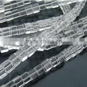 AAA High Quality Clear Cube Style Crystal Beads thumbnail-1