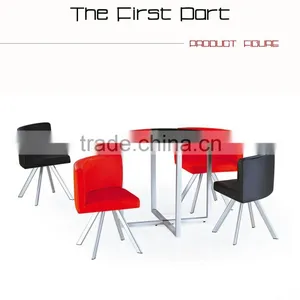 CLASSIC PROMOTION WHOLESALE 4seter Glass Dining Table Set 6seter Wooden Designstable thumbnail-3