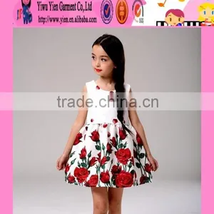 Wholesale Flower Kids Girl Dress Baby Girl Dress Prices Summer Latest Stylish Pari Dress for Baby Girl thumbnail-3