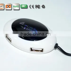 High Speed 4 Port USB HUB 2.0 USB Splitter Adapter for Notebook/Tablet Computer PC Peripherals Accessories thumbnail-2
