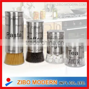 Stainless Steel Printing Food Storage Glass Bottle thumbnail-1