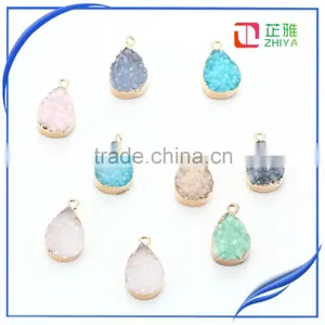Cheap Resin Druzy Jewelry Druzy Connector Wholesale thumbnail-1