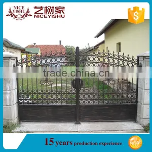 Top Selling Aluminum Doors Exterior, Wrought Iron Sliding Gate, Garden Gates on .com thumbnail-1