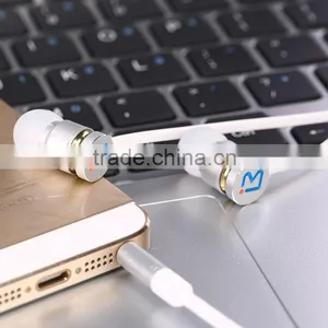 2016 Promotional Gift EPM200 Metal Earphone Mobile Phone OEM Logo Design Metal Microphone Earphone thumbnail-6