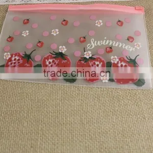 Cute Logo Pen Bag PVC Material With Zipper for Kids thumbnail-2