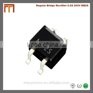 Surface Mount Regular Bridge Rectifier 0.5A 200V MB2S thumbnail-2