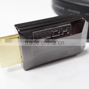 1.5M Black Metal Flat HDMI Cable 1.4v Male to Male thumbnail-3