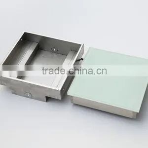Outdoor Landscape Lamp Flat Glass Brick 304Stainless Stell Ip67 RGB Color Changing Led Brick Lights thumbnail-4