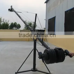 Factory Supply Jimmy Jib Video Camera Octagonal Crane 6m(20ft) With Pan Tilt Motorized Head thumbnail-4