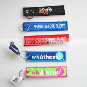 Embroidery Logo Design Customized Personalized Embroidery Keychain thumbnail-2