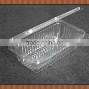 Universal Eco-friendly Clear Plastic PET Blister Take Away Food Tray With Cover,food Container With Lid thumbnail-1