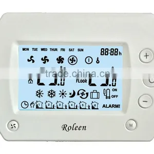 RL305 Series Wall-mount Big LCD Room FCU Thermostat thumbnail-1
