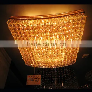 Contemporary Dining Room Crystal Ceiling Lighting thumbnail-1