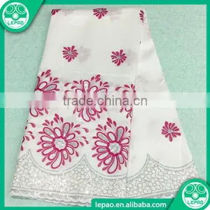 African Fancy Fabrics, Hot Sale George Fabrics, 2016 Designs Flower Print Fabrics thumbnail-2