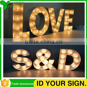 Your Amazing GOLD Giant Big Illuminated Letter for Event thumbnail-1