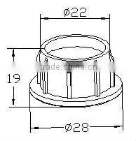 JY-110A|Tube End Plug Plastic Round Covers|Black Plastic Pipe Hole Caps thumbnail-2
