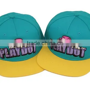 Wholesale Falt Sport Cap Design Custom Flex Fit Hip Hop Snapback Caps thumbnail-3